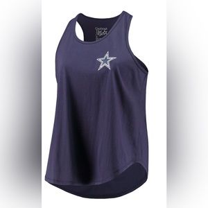 Women's Navy Dallas Cowboys Plus Size 3x
Racerback Tank Top